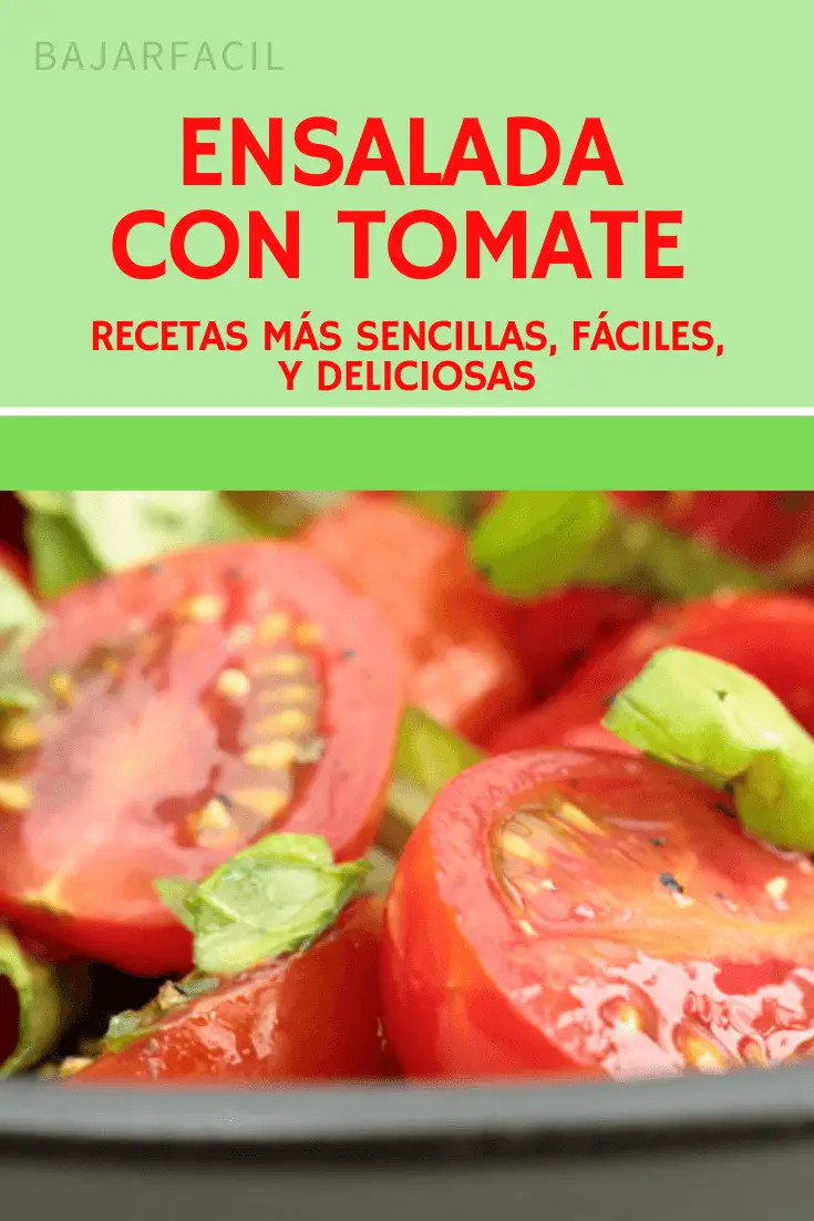 Ensalada con tomate